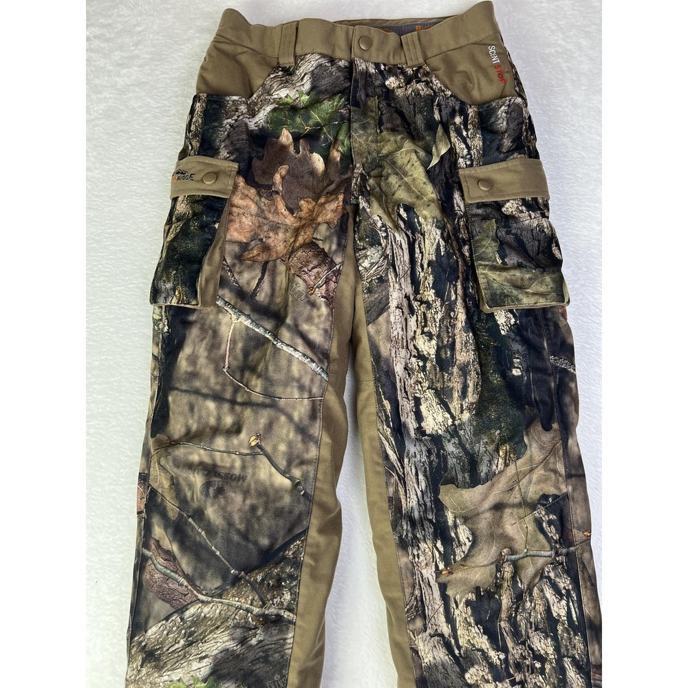 Rustic Ridge Pants Mens Medium Camo Hunting Scent Stop Cargo‎ Insulated Outdoor